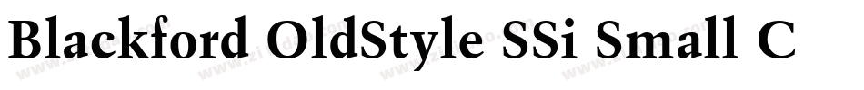 Blackford OldStyle SSi Small Caps字体转换
